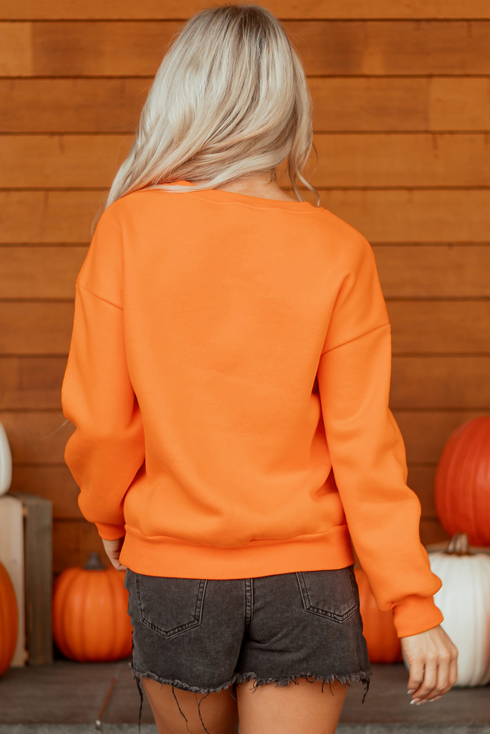 Carrot Dancing Critters Sequin Halloween Crewneck Sweatshirt 🇺🇸