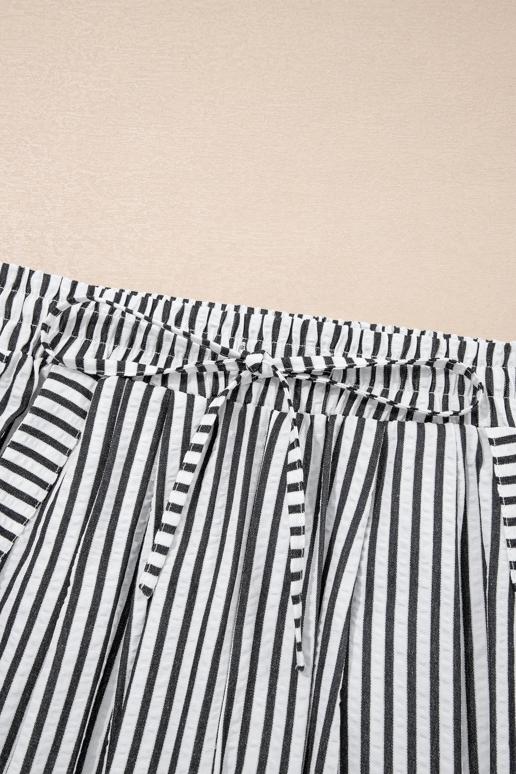 Black Stripe Wide Leg Casual Pants 🇺🇸