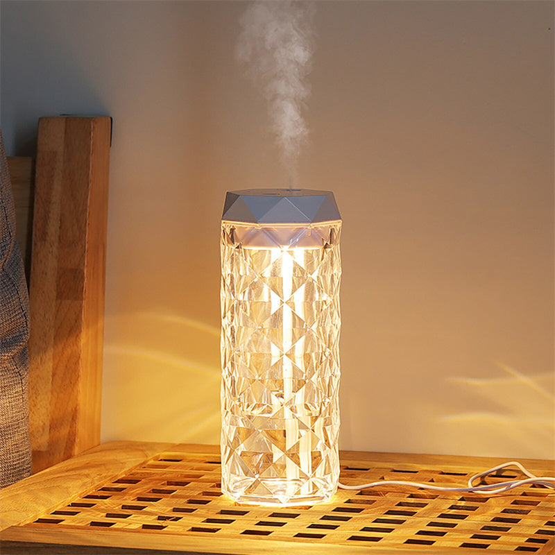 Crystal Lamp Air Humidifier Color Night Light Touch Lamp With Cool Mist Maker Fogger LED Atmosphere Room Decoration Home Decor Lights 🇨🇳