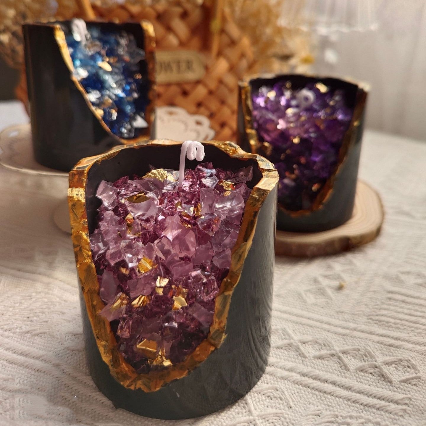 Crystal Aromatherapy Candle Ornaments Birthday Gift 🇨🇳