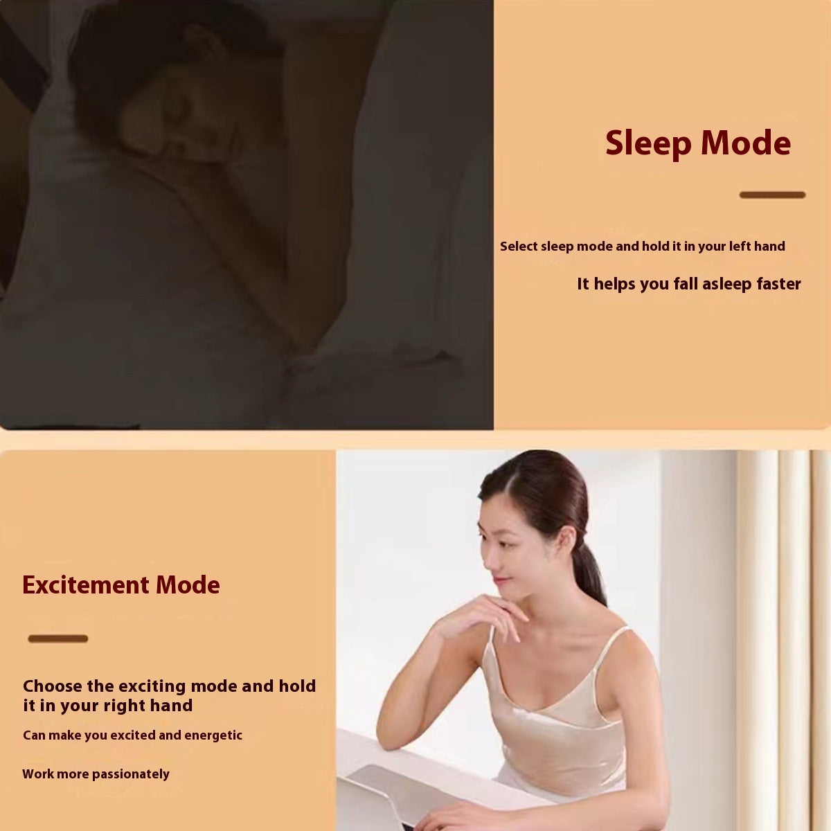 New Smart Hand-held Sleeping Aid Instrument Micro-current Insomnia Improvement Relieve Anxiety Massage Instrument 🇨🇳