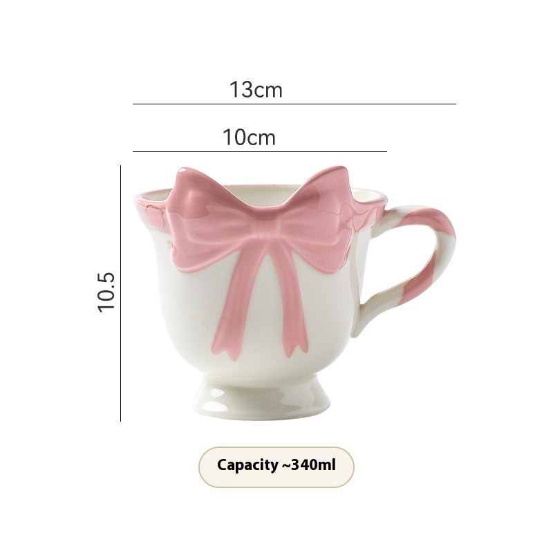 Original Design Girl Heart Bow Mug 🇨🇳