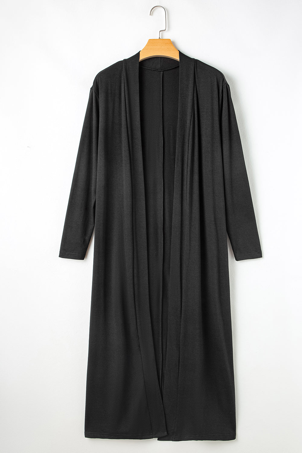 Black Split Long Cardigan and Skinny Pants Lounge Set 🇺🇲