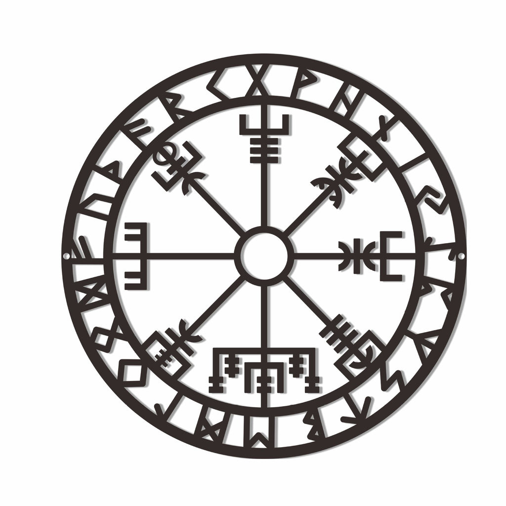 Metal Viking Compass Art Wall Home Decorations 🇨🇳