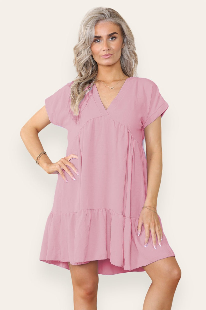 Fancy Style Tiered Smock Dress 🇬🇧