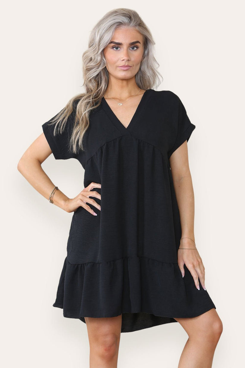 Fancy Style Tiered Smock Dress 🇬🇧