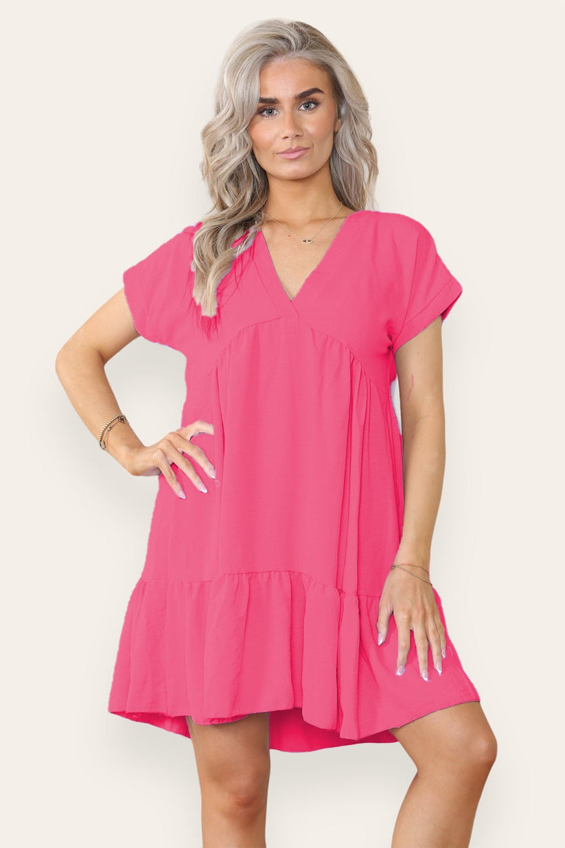 Fancy Style Tiered Smock Dress 🇬🇧