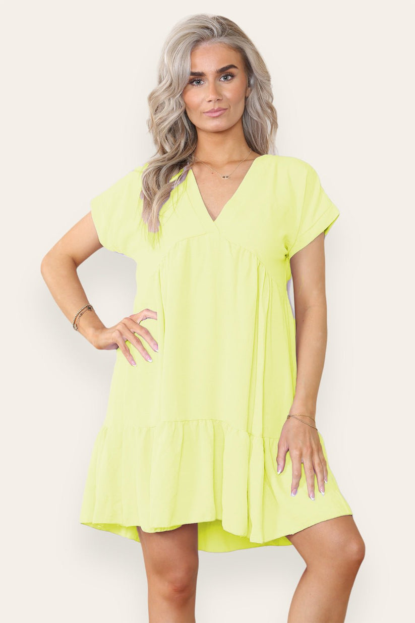 Fancy Style Tiered Smock Dress 🇬🇧
