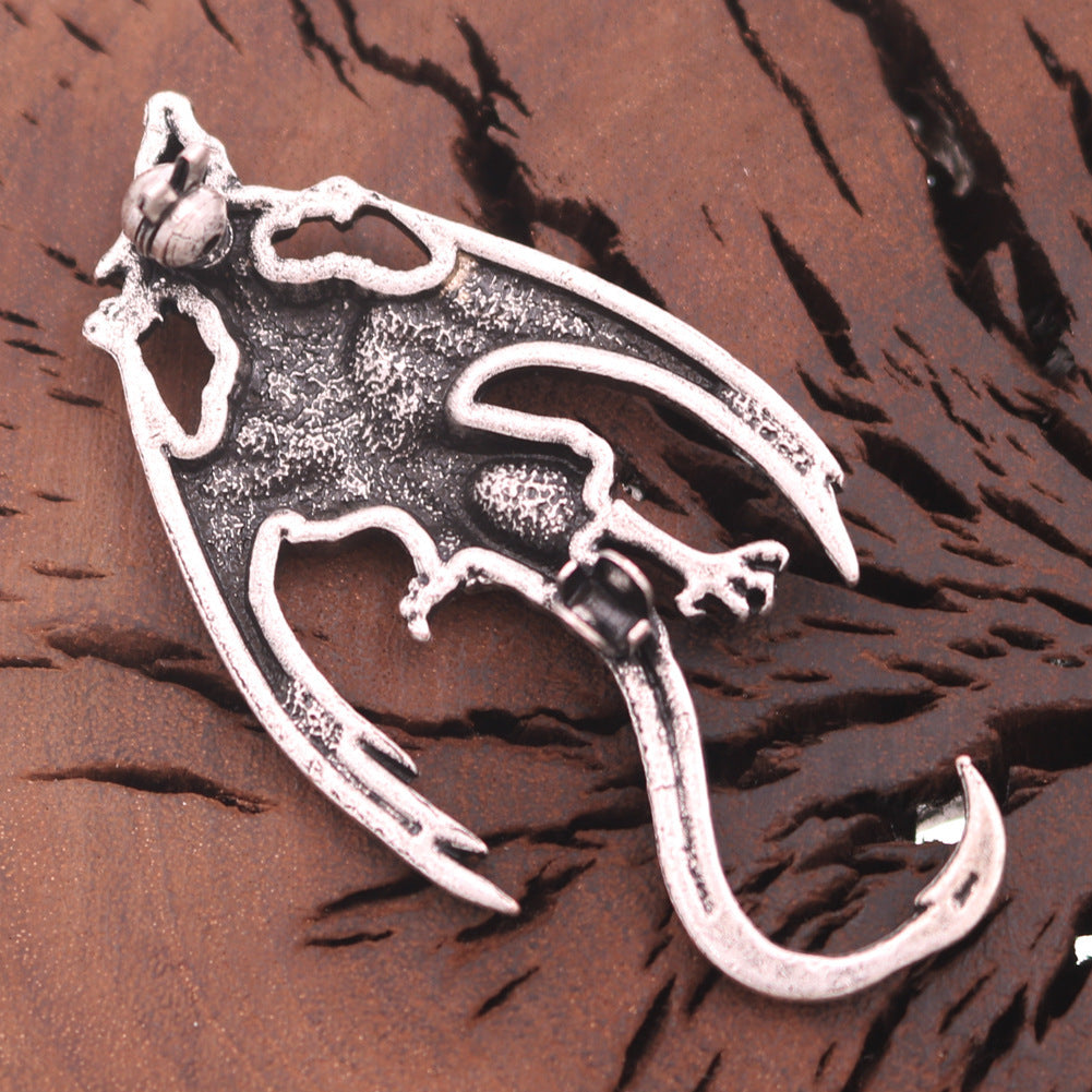 Retro Gothic Flying Dragon Alloy Brooch 🇨🇳