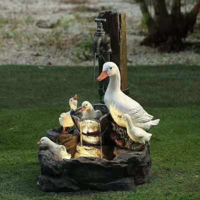 Resin Crafts With Lights Garden Decoration Statue 🇨🇳