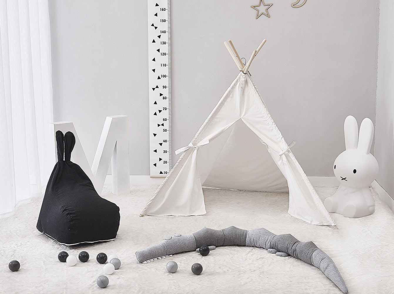 Cute Long Pillow For Kids Stuffed Toys Plush Baby Bumper Crib Bed Protector Cotton Sofa Cushion Kids Room Decor 🇨🇳