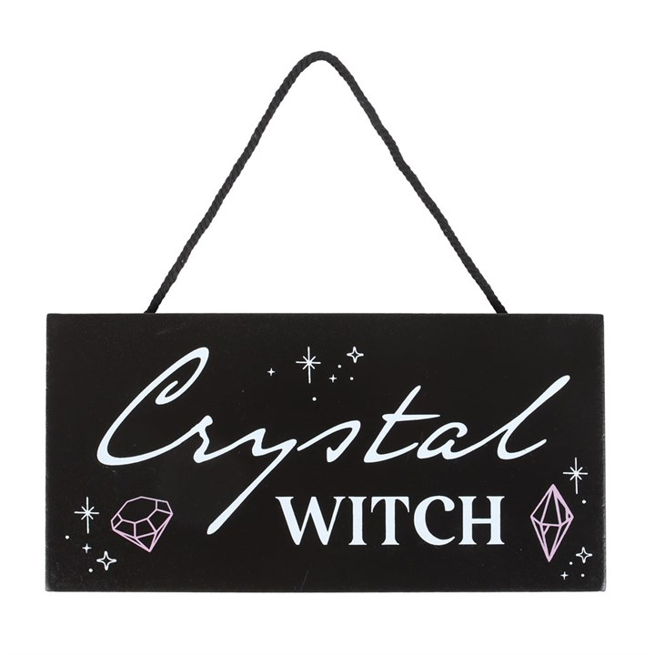 Crystal Witch Hanging Sign 🇬🇧