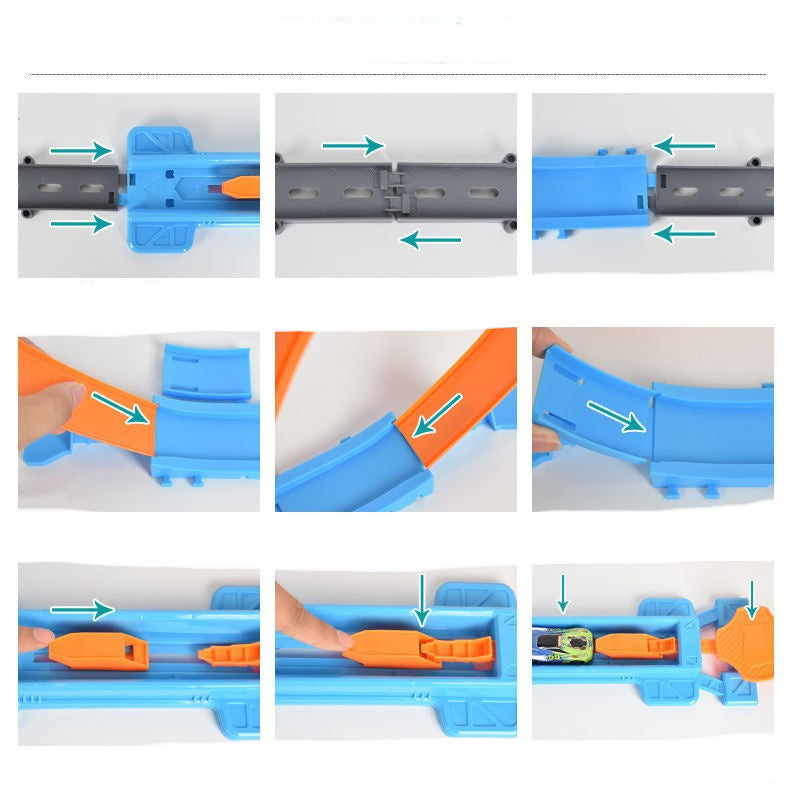 Alloy Racing Track Catapult Car Boy Car Track Kids Toy 🇨🇳