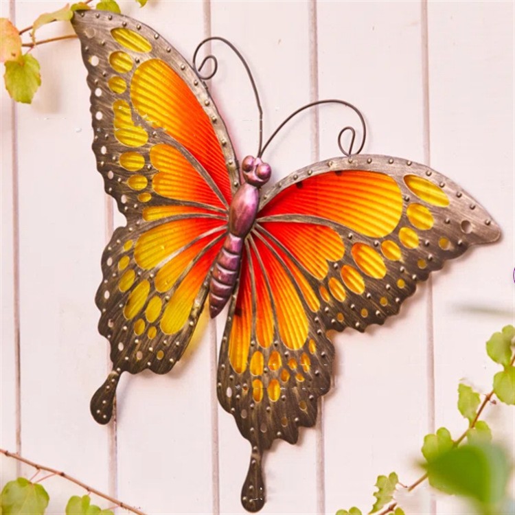 Blue Butterfly Garden Outdoor Wall Decorations 🇨🇳