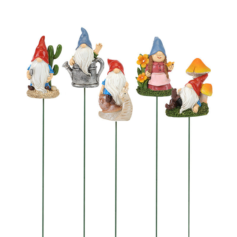 Garden Garden Elf Flowerpot Plug-in 🇨🇳