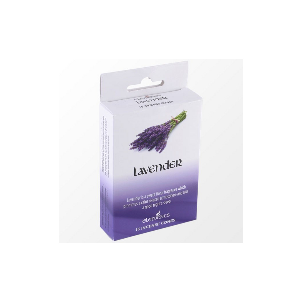 Set of 12 Packets of Elements Lavender Incense Cones 🇬🇧