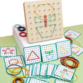 Children's Early Education Educational Wooden Toys Nail Board Teaching Aids 🇨🇳