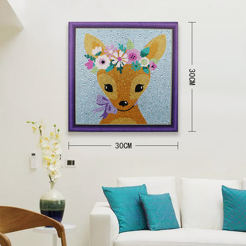 30cm 5D Diamond Painting Kit Stickers DIY Art Craft Kid Gift 🇨🇳
