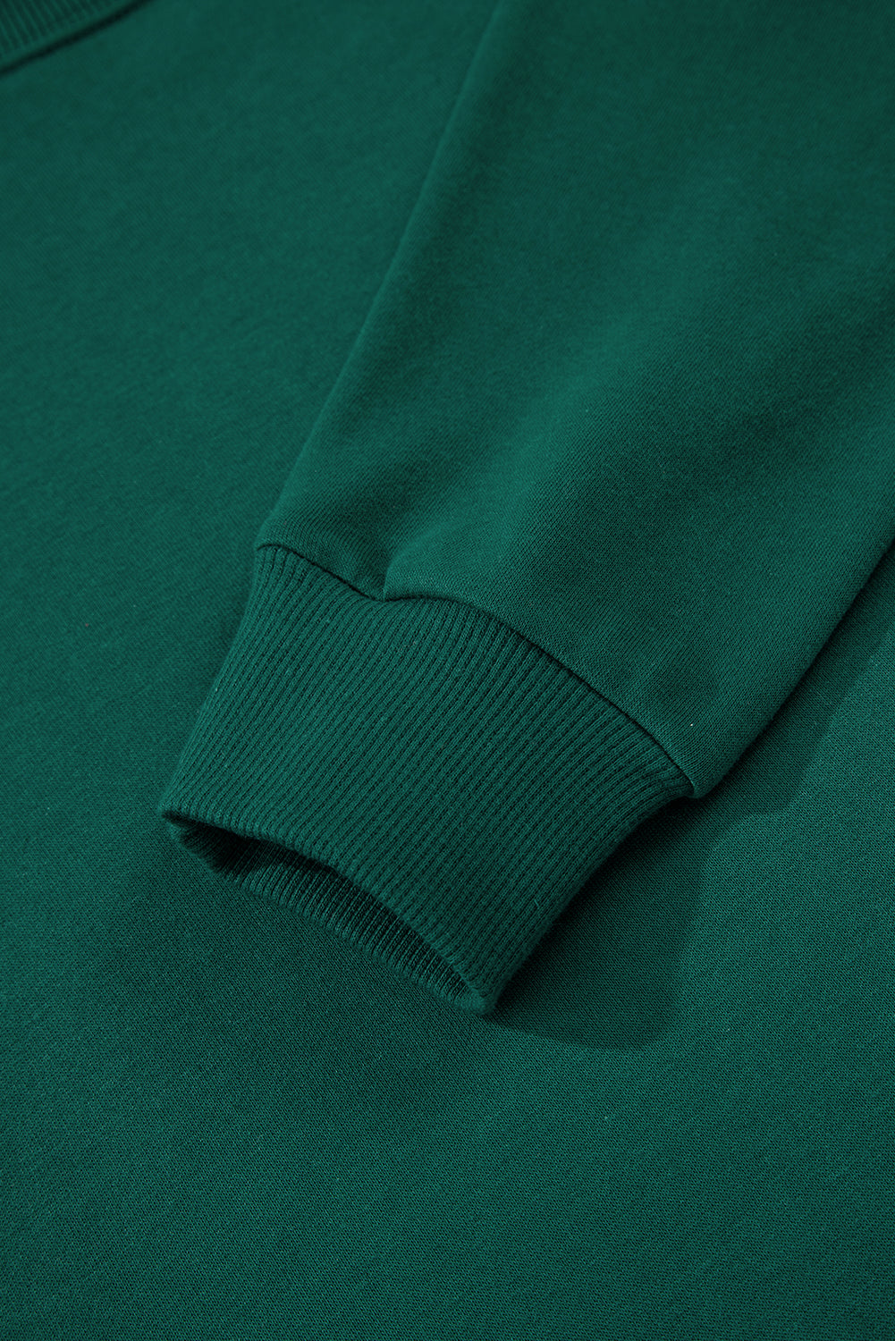 Evergreen Varsity Striped Sleeve Drop Shoulder Sweatshirt and Short Set 🇺🇲