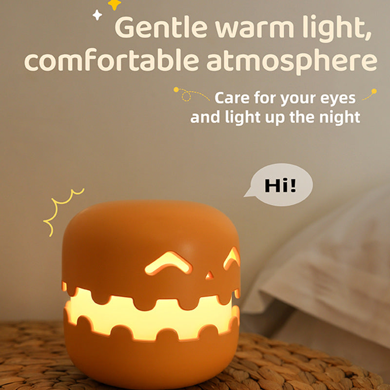 Pumpkin Lamp Bedside Halloween Funny Decoration Ambience Light 🇨🇳