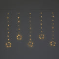 5 Pack Star LED Curtain Lights - Warm White 🇬🇧