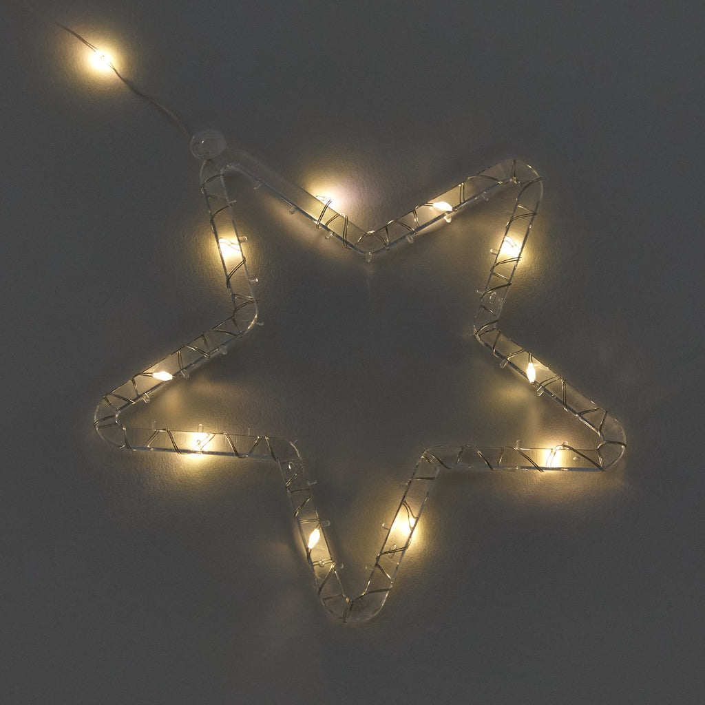 5 Pack Star LED Curtain Lights - Warm White 🇬🇧