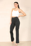 High Waisted Wide Leg Flared Trousers 🇬🇧