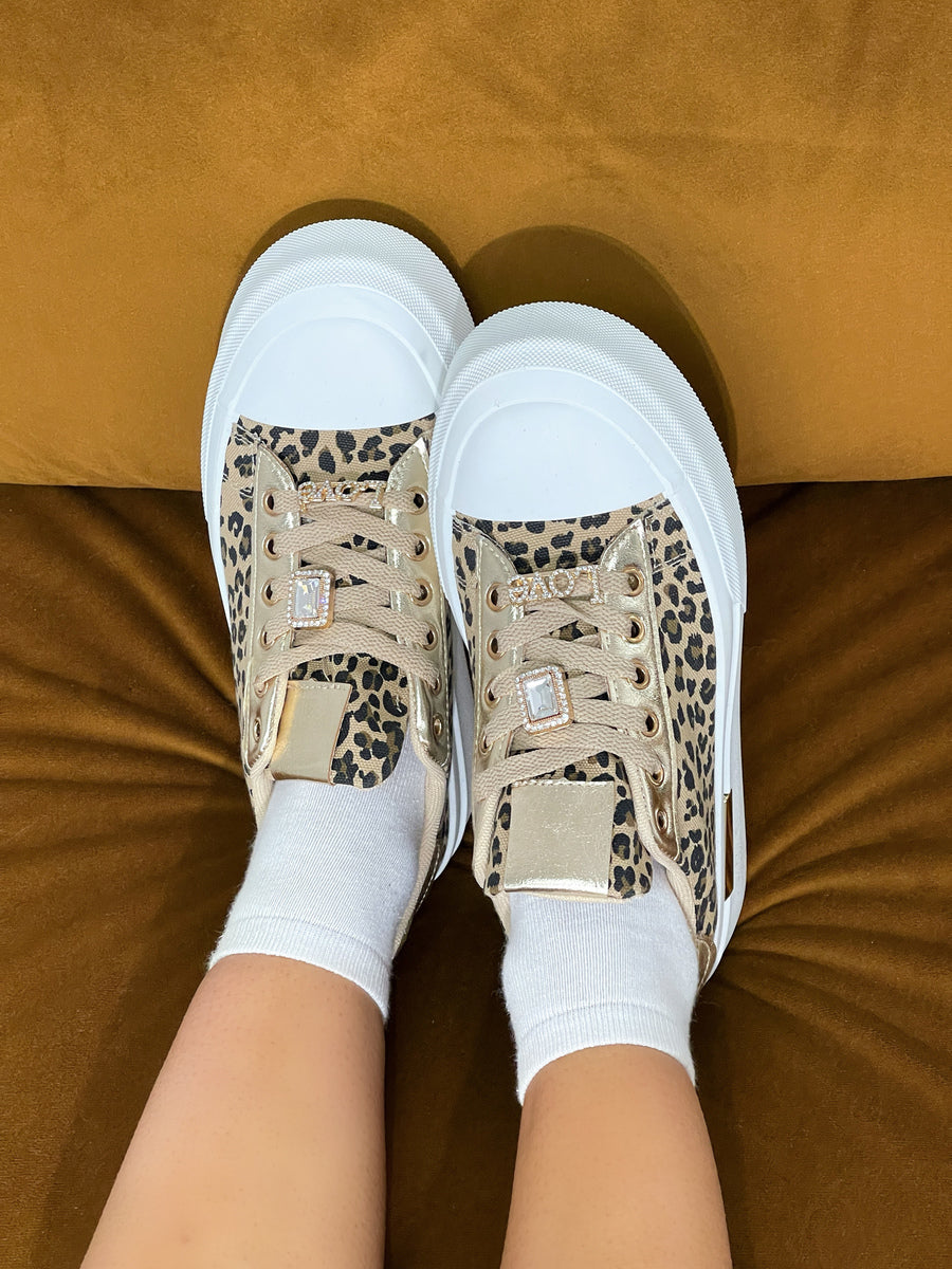 Lace Up Love Platform Trainers 🇬🇧