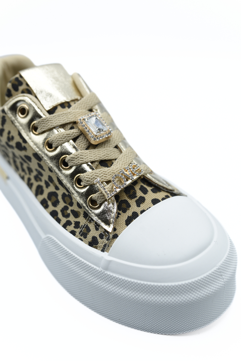 Lace Up Love Platform Trainers 🇬🇧