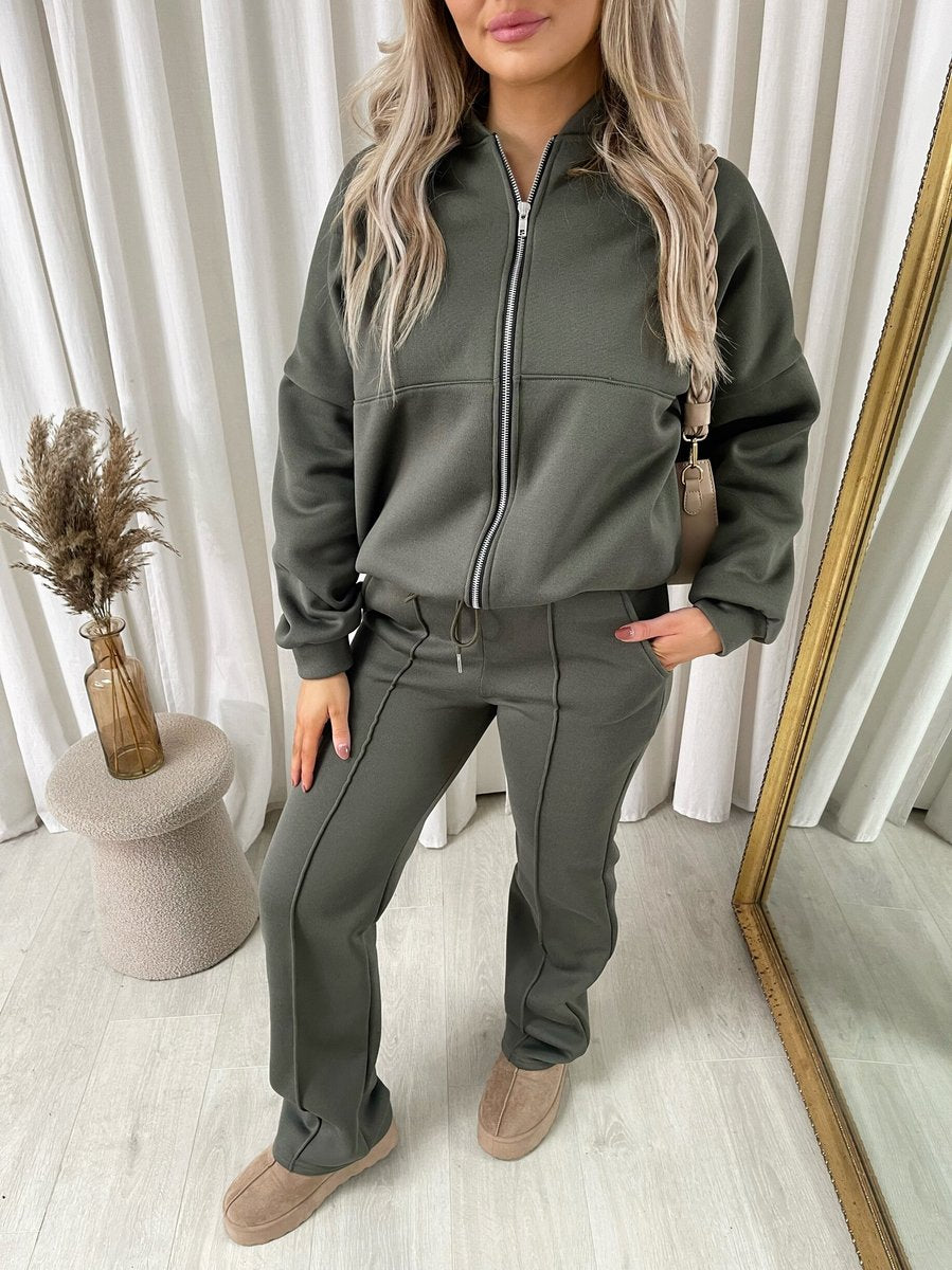 Zip Bomber Jacket and Trouser Co-ord Set 🇬🇧
