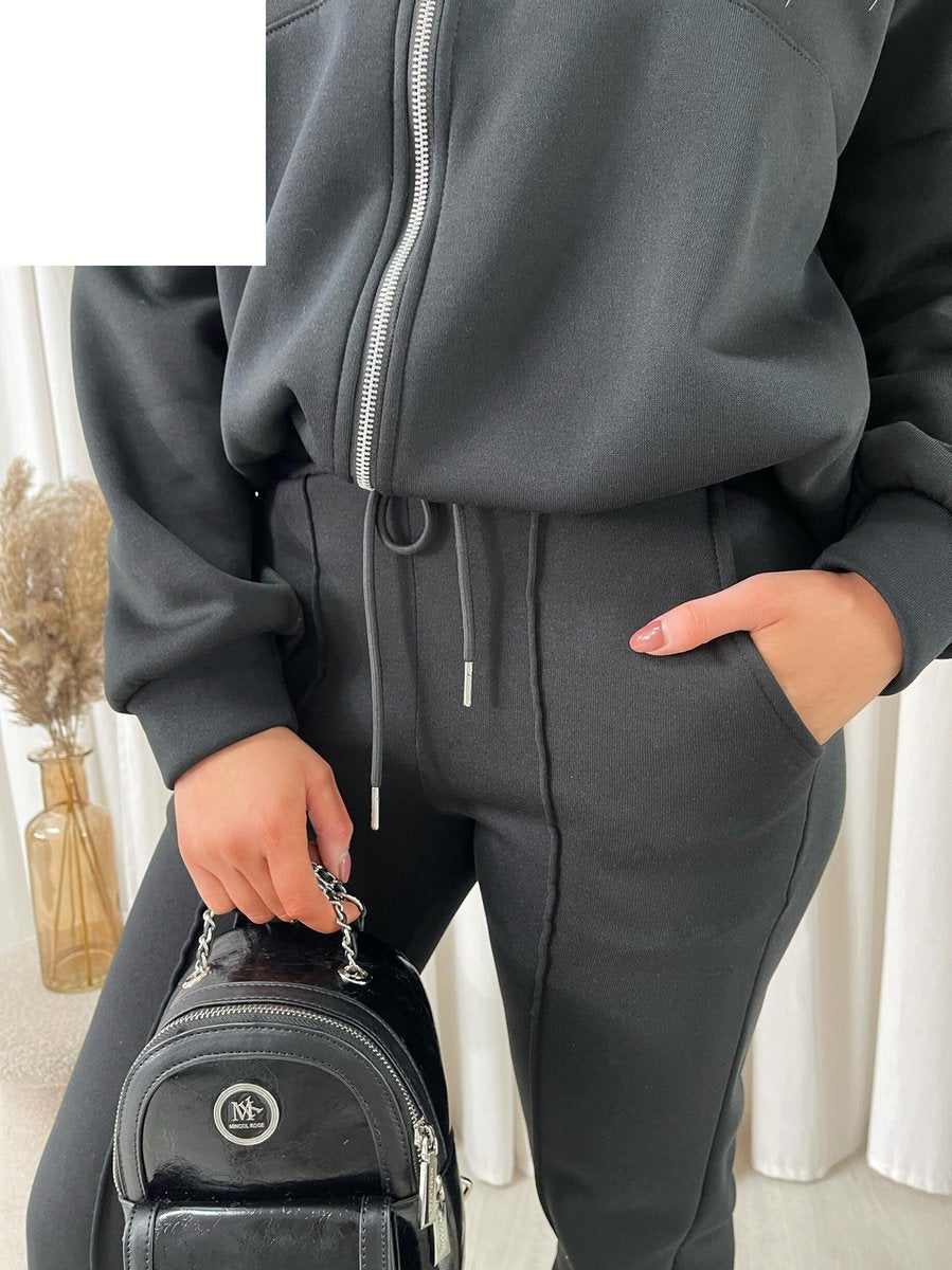 Zip Bomber Jacket and Trouser Co-ord Set 🇬🇧