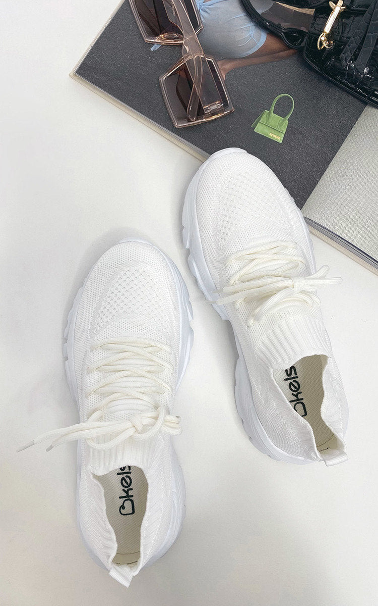 Lace Up Sock Trainer's 🇬🇧