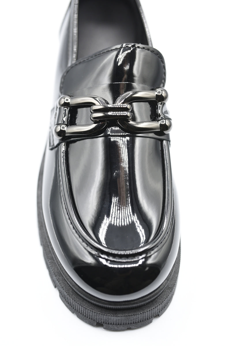 Chain Detail Casual Slip On Shoes 🇬🇧