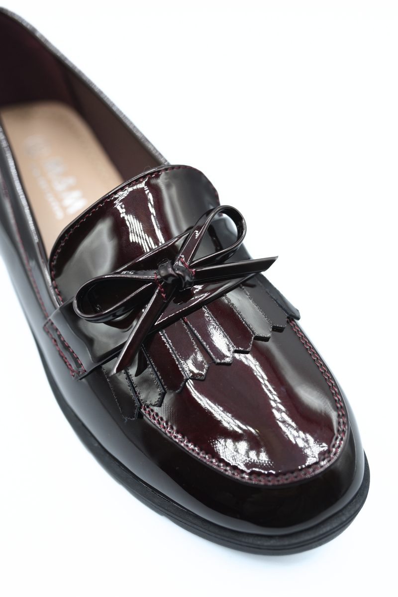 Bow Detail Flatform Slip On Loafer Shoes 🇬🇧