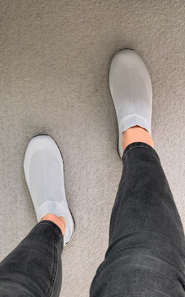 Slip On Sock Wedge Trainers 🇬🇧