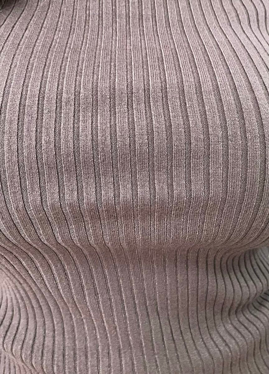 Fitted Long Sleeve Fluffy Knitted Top 🇬🇧
