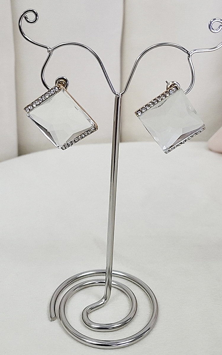 Diamante Crystal Drop Earrings 🇬🇧