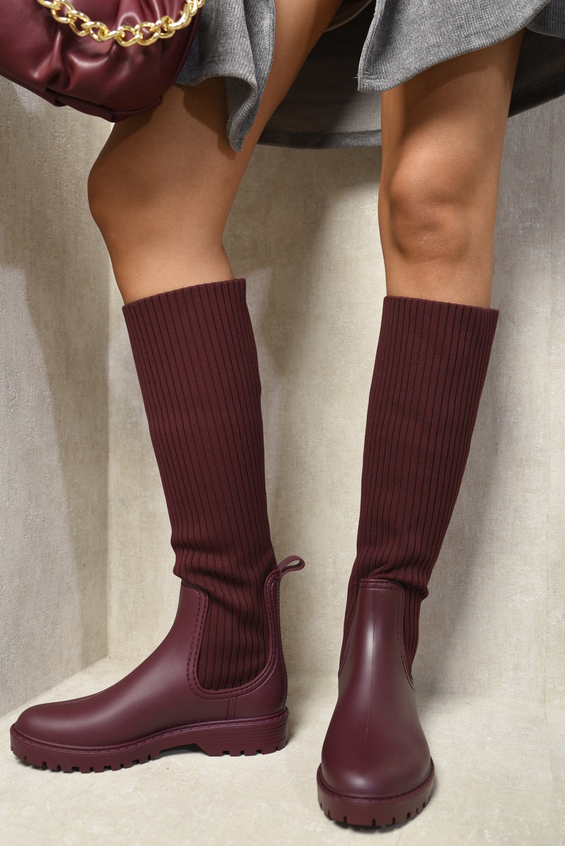 High Sock Platform Boots 🇬🇧