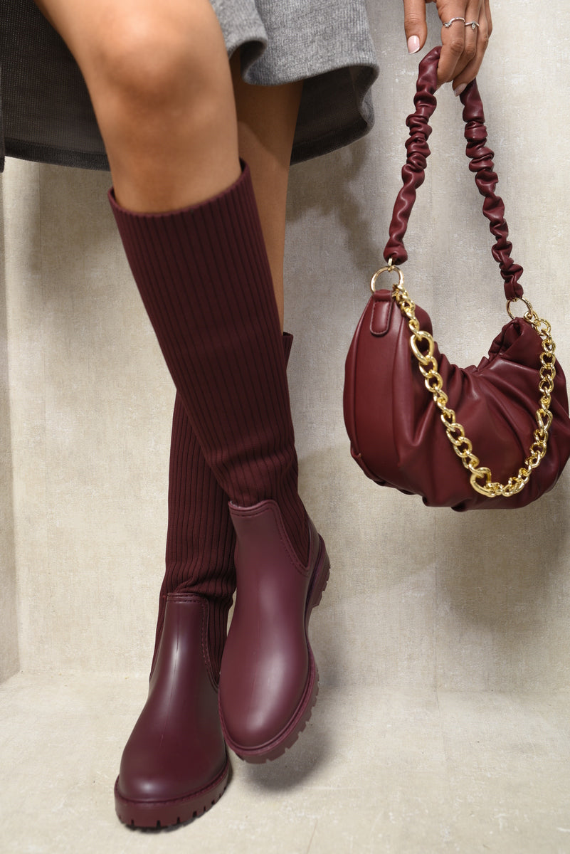 High Sock Platform Boots 🇬🇧