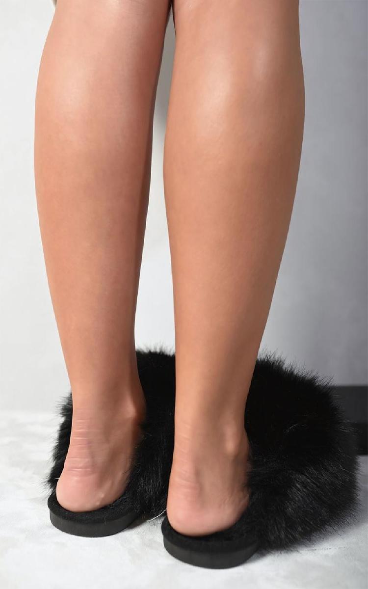 Fluffy Faux Fur Slippers 🇬🇧