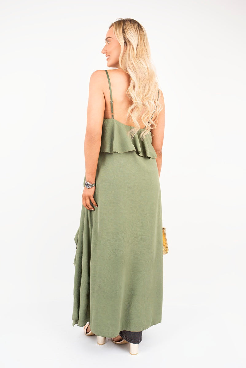 Layered Cami Top with Asymmetric Hem 🇬🇧
