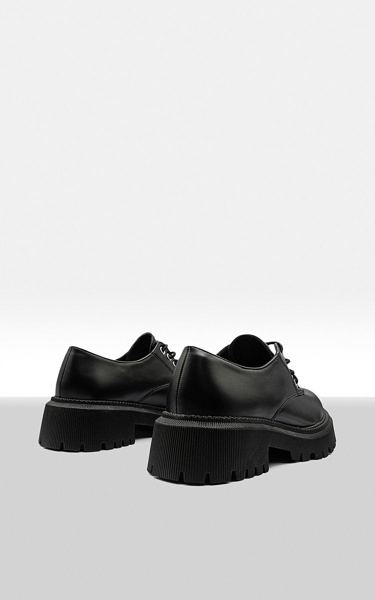 Chunky Faux Leather Derby Shoes 🇬🇧