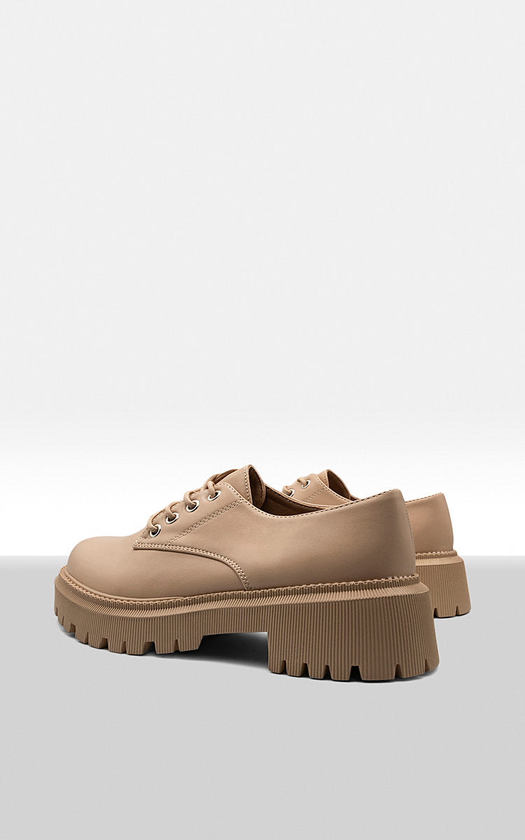 Chunky Faux Leather Derby Shoes 🇬🇧