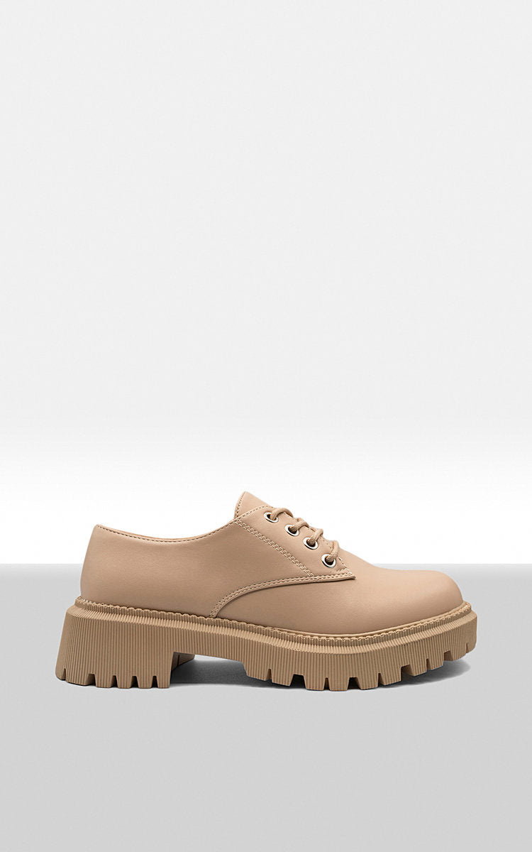 Chunky Faux Leather Derby Shoes 🇬🇧