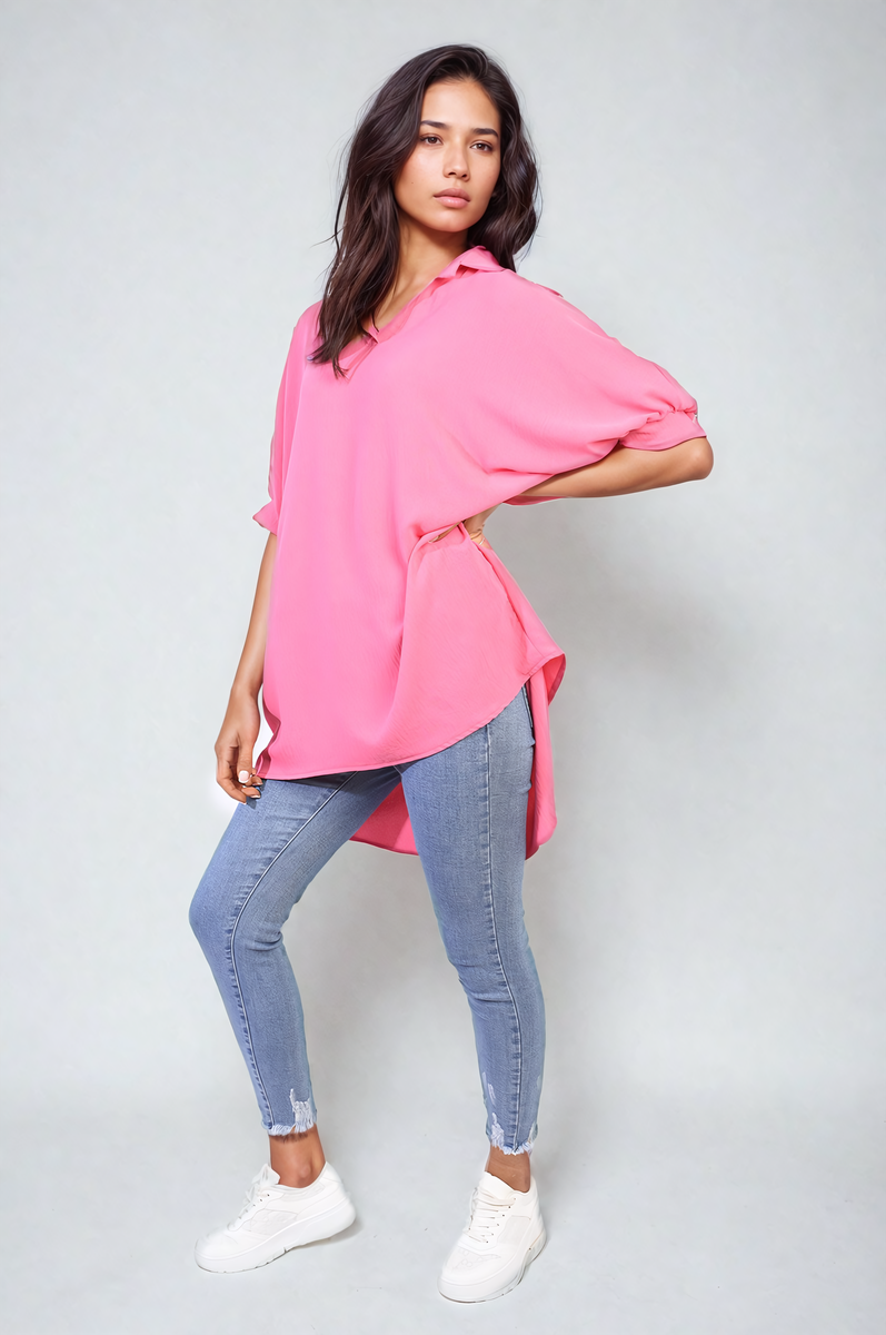Balloon Sleeve Oversized Top 🇬🇧