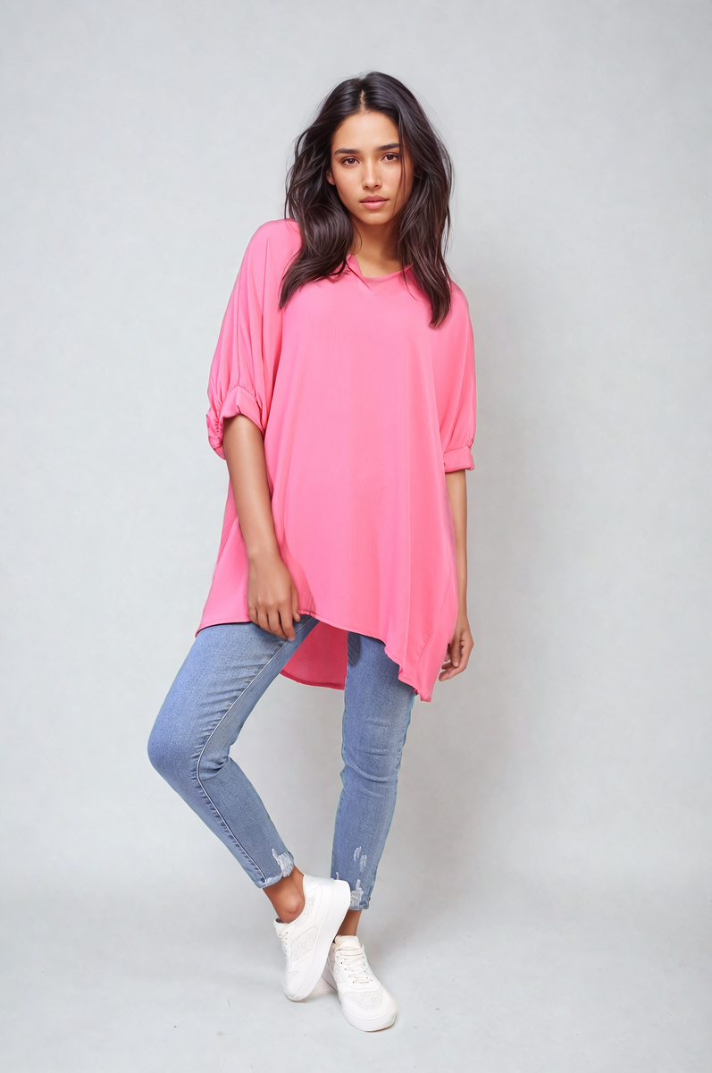 Balloon Sleeve Oversized Top 🇬🇧