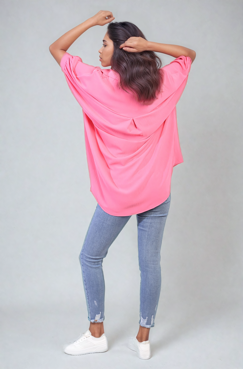 Balloon Sleeve Oversized Top 🇬🇧