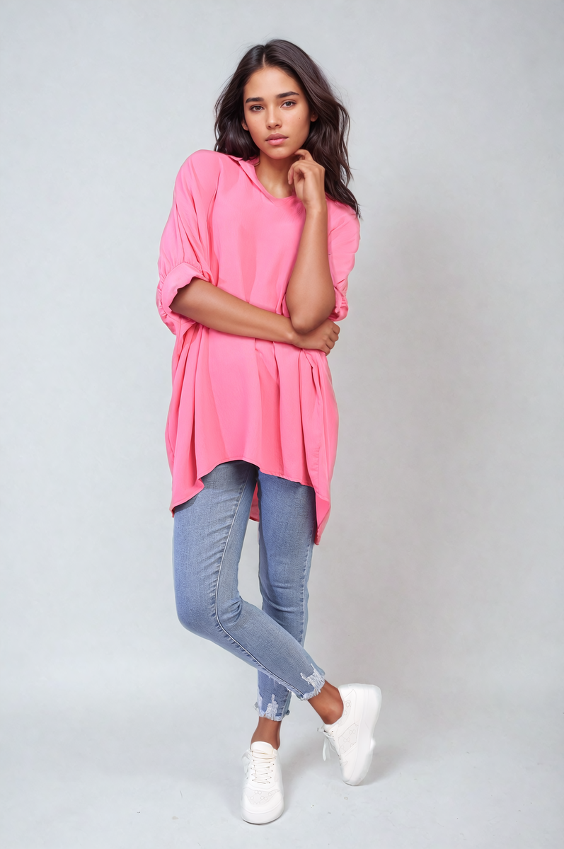 Balloon Sleeve Oversized Top 🇬🇧