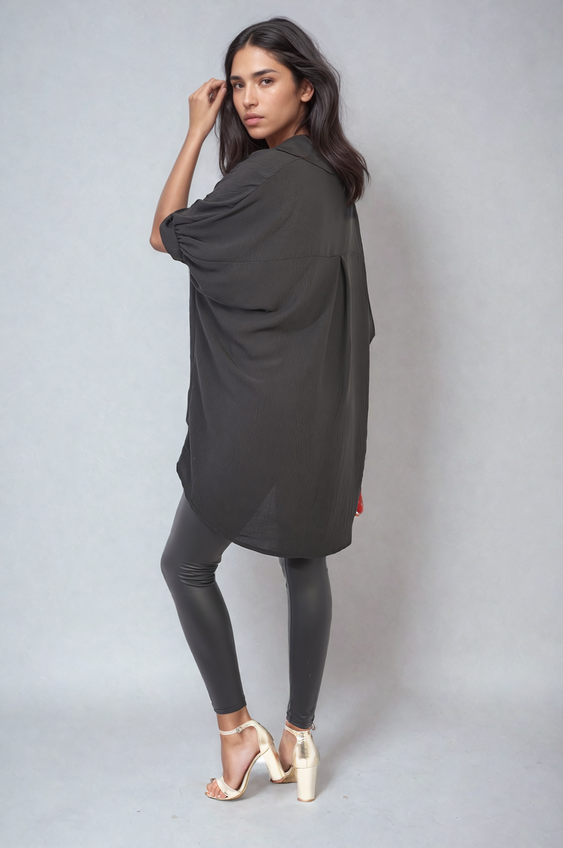 Balloon Sleeve Oversized Top 🇬🇧