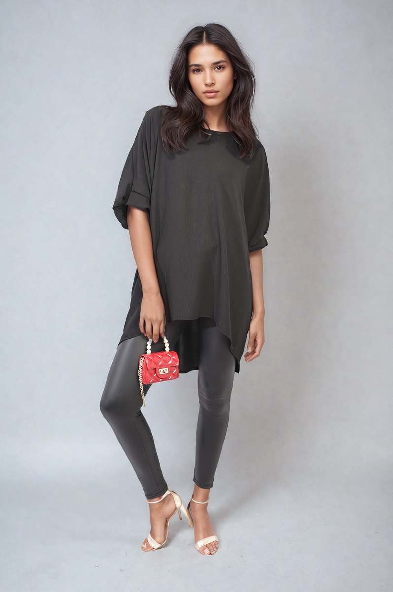 Balloon Sleeve Oversized Top 🇬🇧